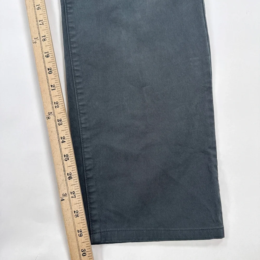 Flint and Tinder 365 Pant Mens 36 Gray Straight Fit Chino Workwear Aesthetic